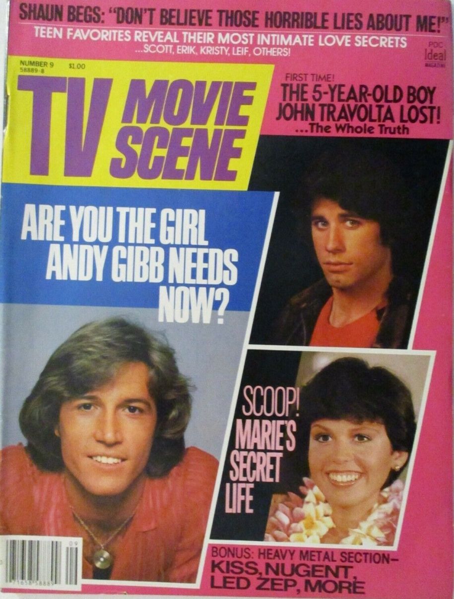 TV MOVIE SCENE magazine side cover Issue 9   1978
