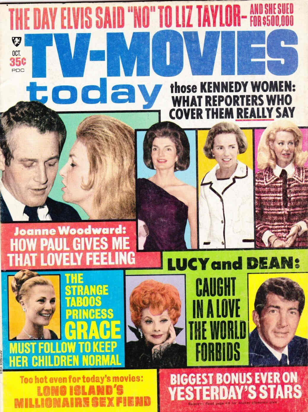 TV-MOVIES TODAY magazine side cover  Vol 1 # 4 October 1969