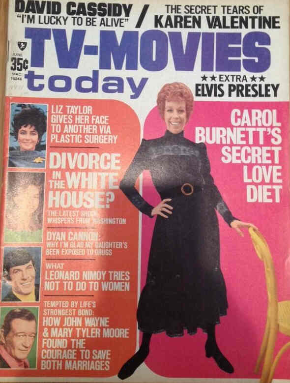 TV-MOVIES TODAY magazine side cover June 1971