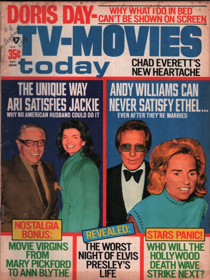 TV-MOVIES TODAY magazine side cover  Vol 3 # 6 February 1972