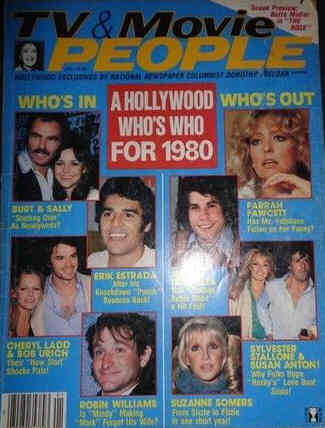 TV AND MOVIE PEOPLE magazine side cover January 1980