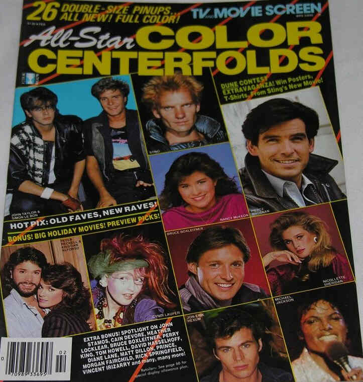 TV AND MOVIE SCREEN magazine side cover February 1985
