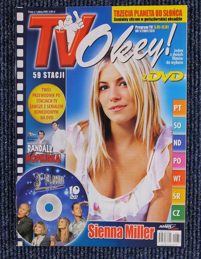 TV OKEY magazine side cover Issue 1 5 January 2007