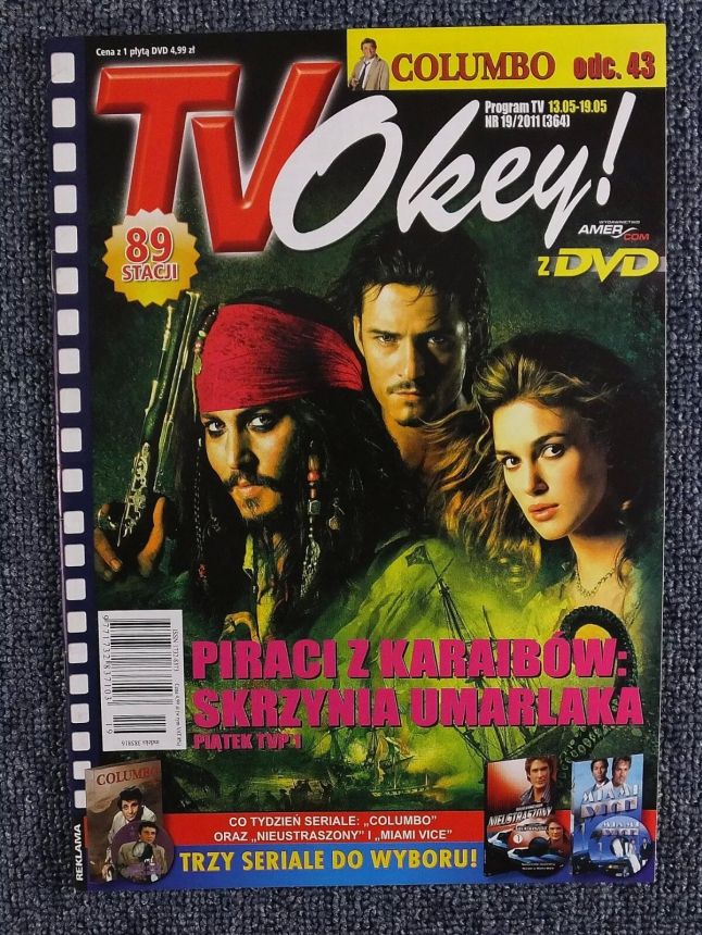 TV OKEY magazine side cover Issue 19 13 May 2011