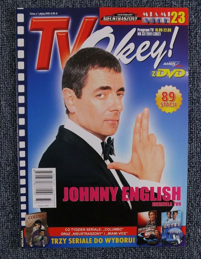 TV OKEY magazine side cover Issue 37 16 September 2011
