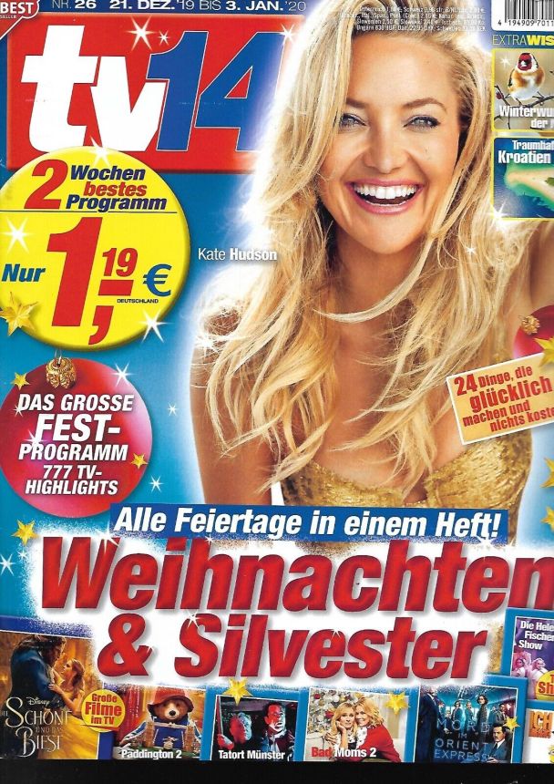 TV FOURTEEN AUSTRIA magazine side cover Issue 26 21 December 2019