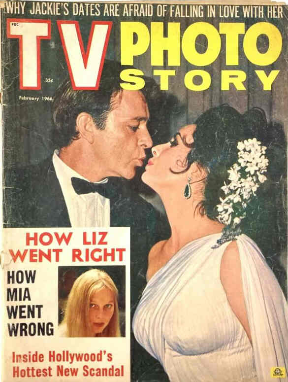 TV PHOTO STORY magazine side cover  February 1966