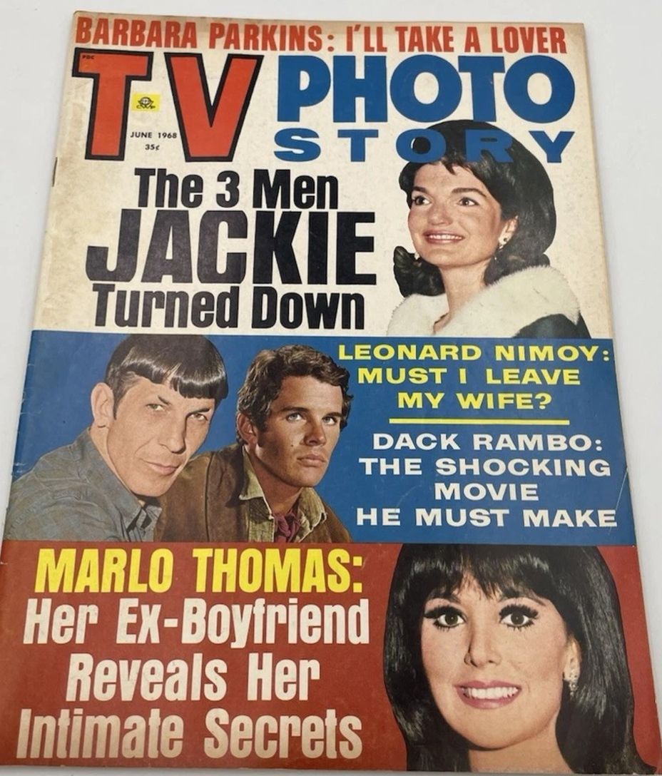 TV PHOTO STORY magazine side cover  June 1968