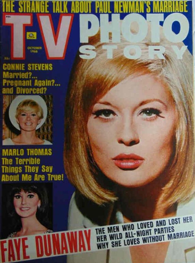 TV PHOTO STORY magazine side cover  October 1968