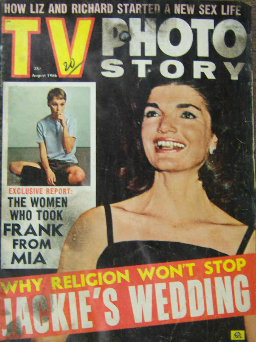 TV PHOTO STORY magazine side cover August 1966