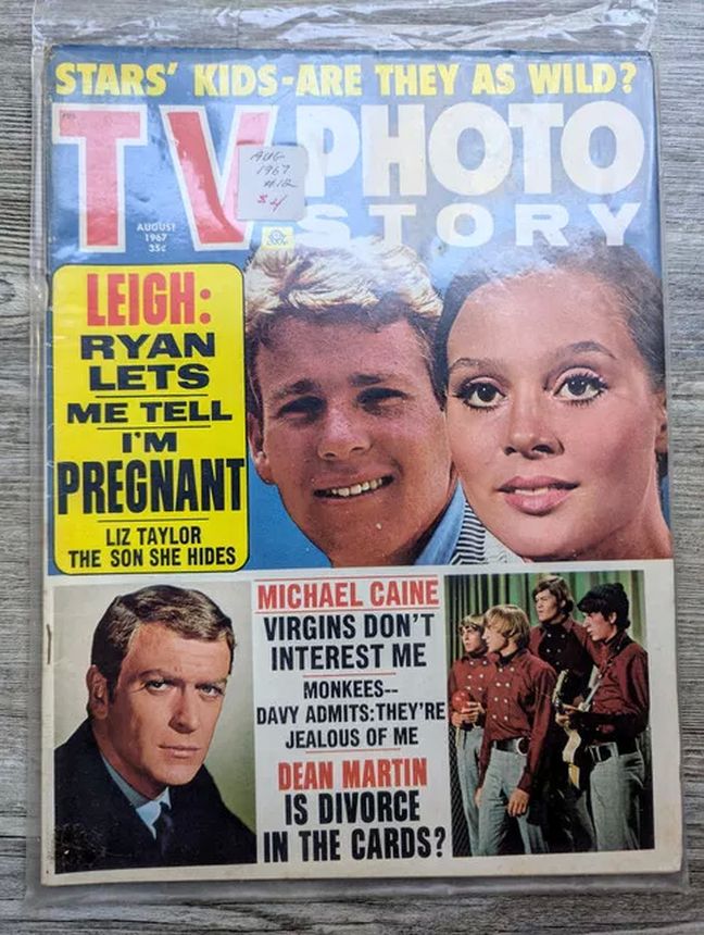TV PHOTO STORY magazine side cover August 1967