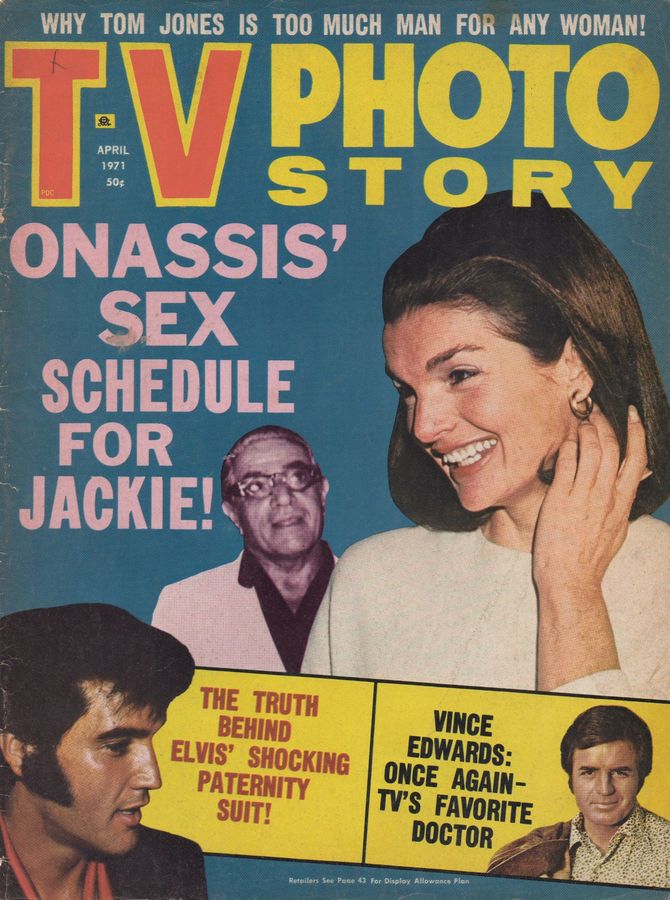 TV PHOTO STORY magazine side cover April 1971