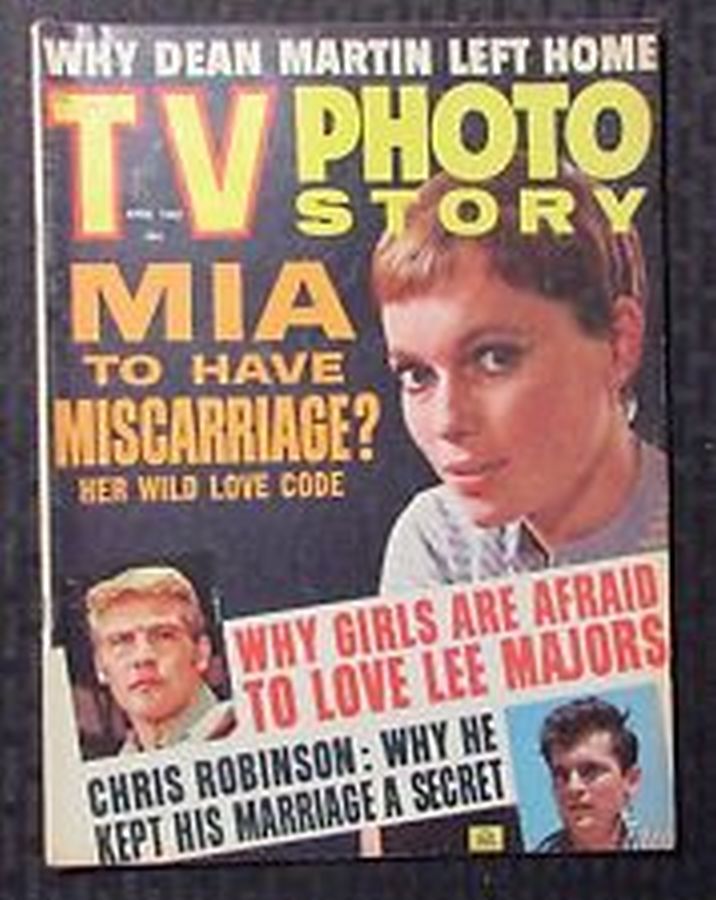 TV PHOTO STORY magazine side cover  April 1967