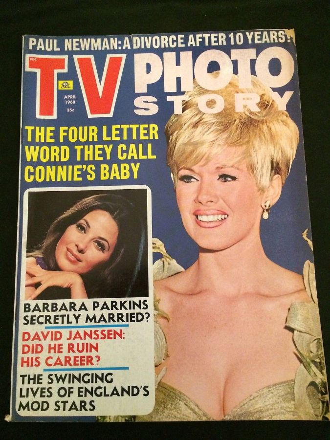 TV PHOTO STORY magazine side cover  April 1968