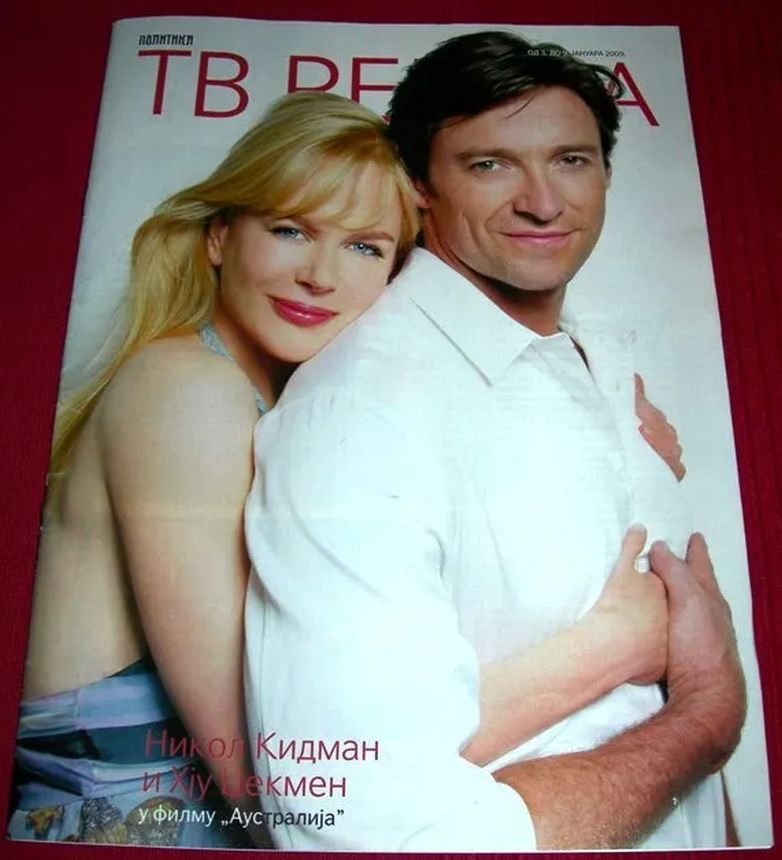 TV REVIJA magazine side cover  December 2008