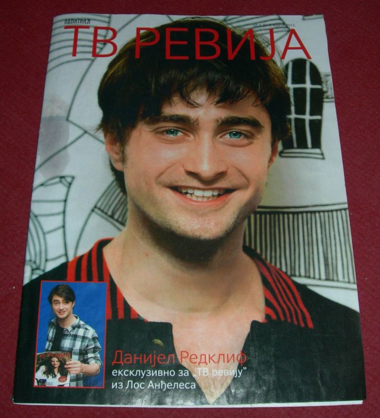 TV REVIJA magazine side cover  March 2012