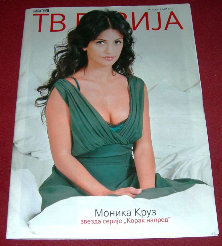 TV REVIJA magazine side cover  July 2012