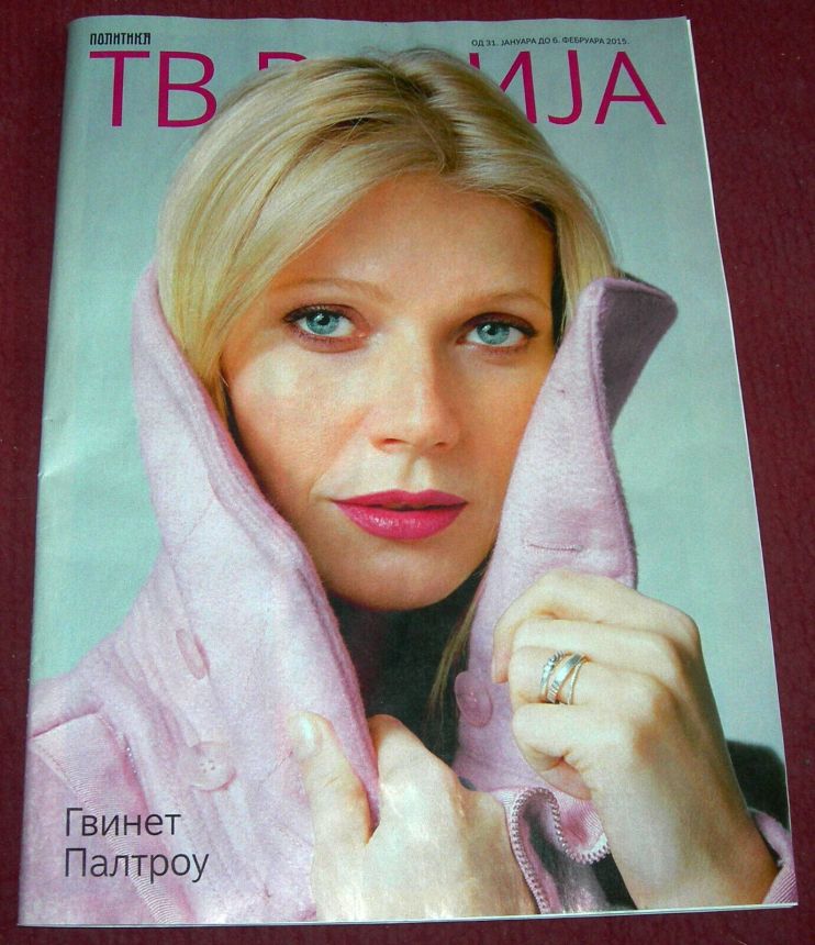TV REVIJA magazine side cover  January 2015