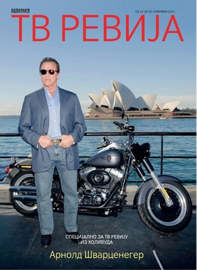 TV REVIJA magazine side cover  November 2015