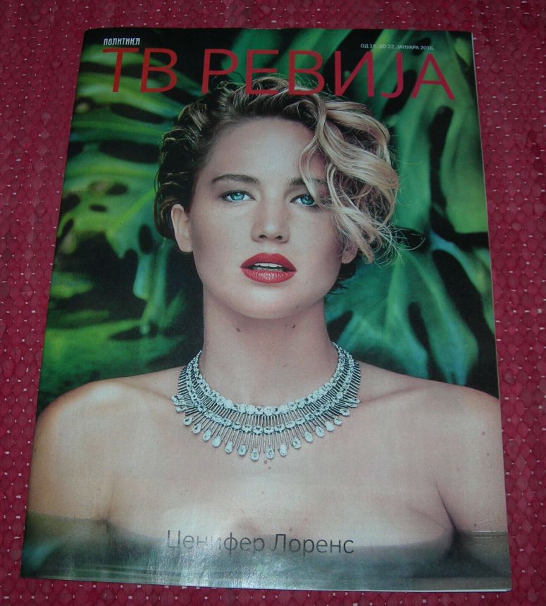 TV REVIJA magazine side cover  January 2016