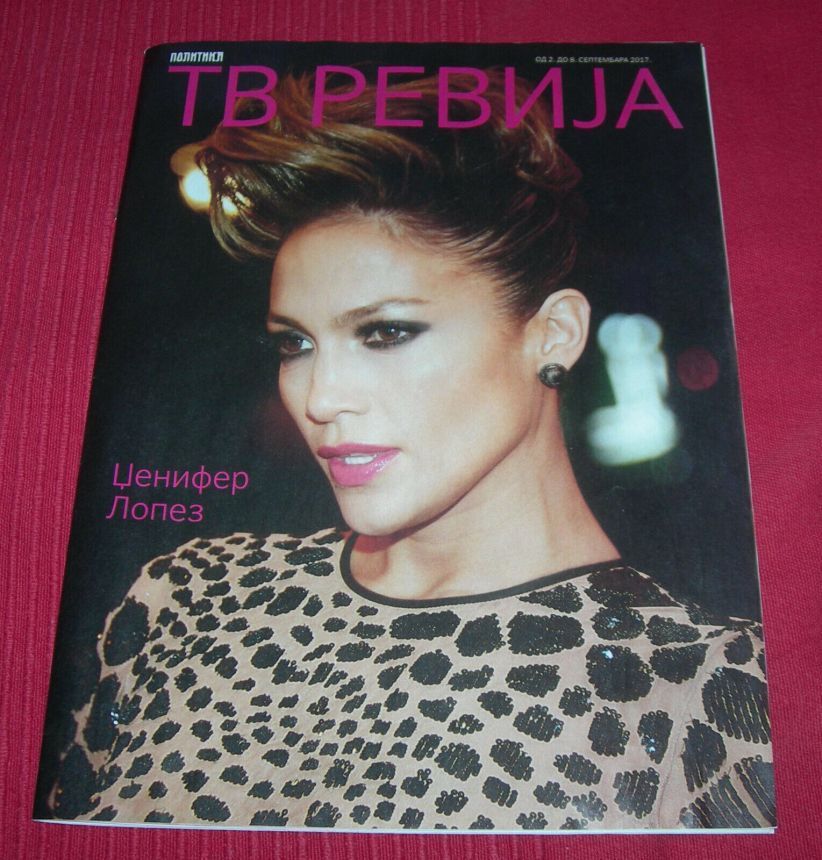 TV REVIJA magazine side cover  September 2017