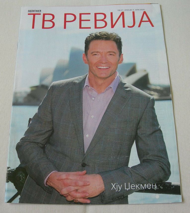 TV REVIJA magazine side cover  June 2020