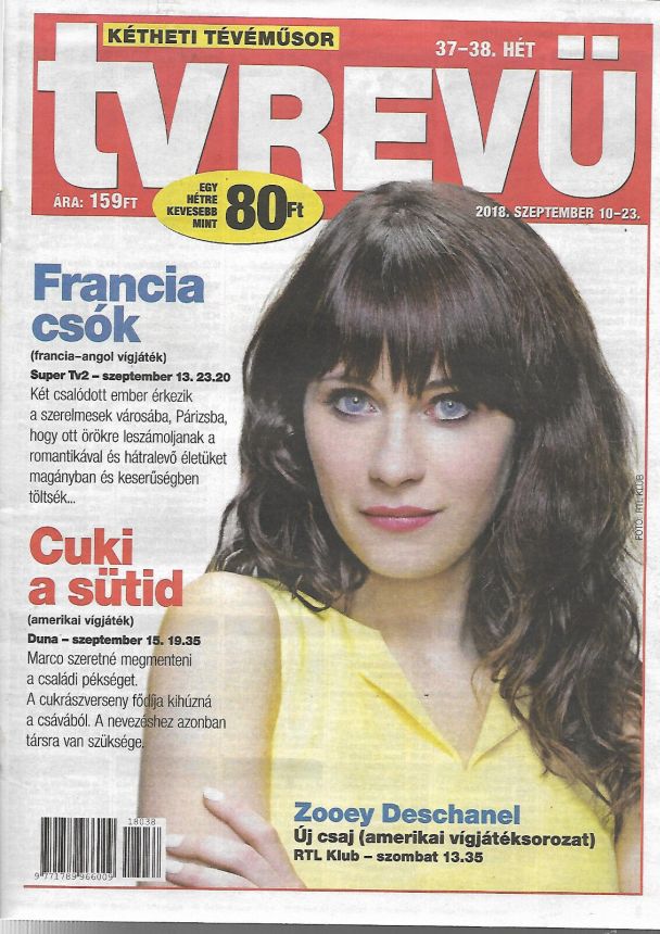 TV REVU magazine side cover Issue 37-8 10 September 2018
