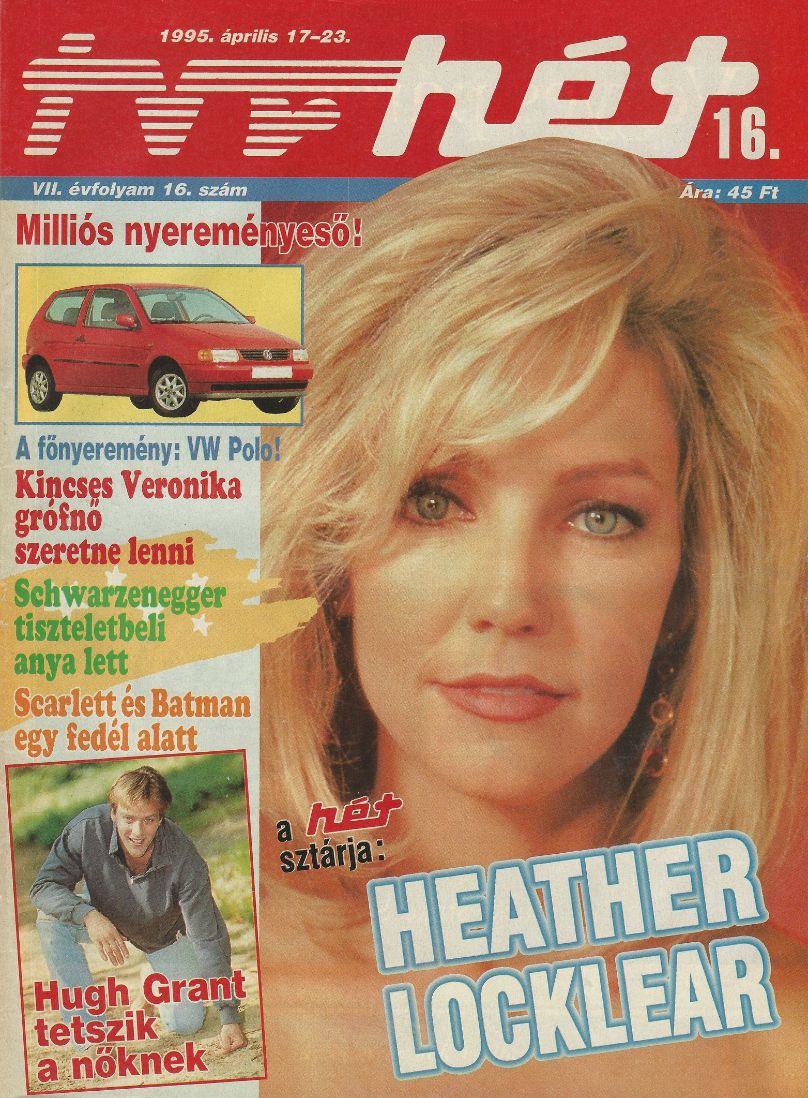 TVR HET magazine side cover Issue 16 17 April 1995