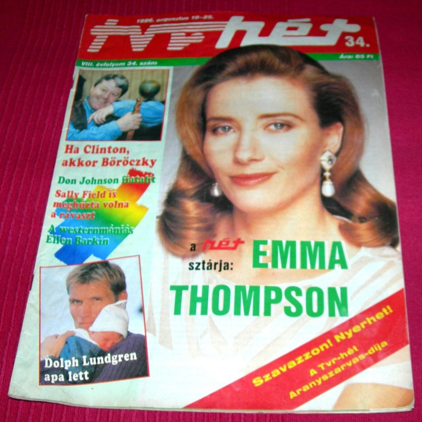 TVR HET magazine side cover Issue 34 19 August 1996