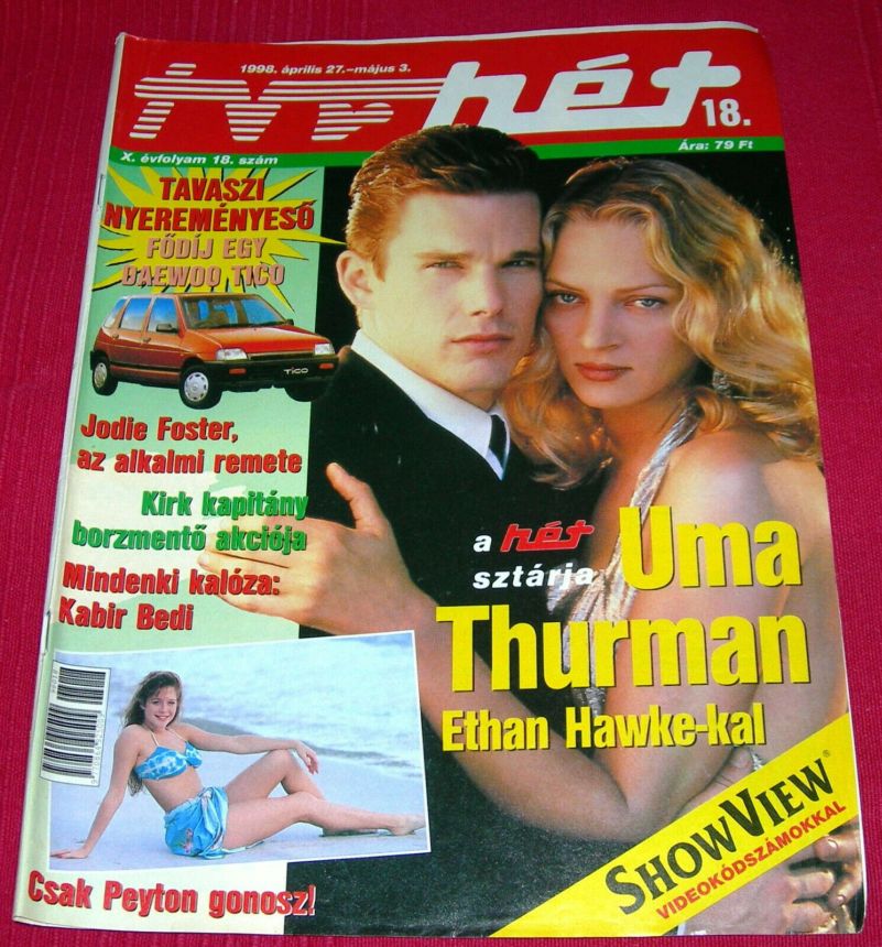 TVR HET magazine side cover Issue 18 27 April 1998