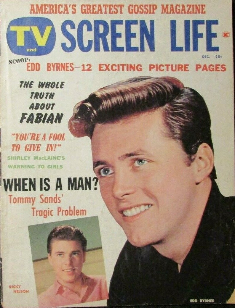 TV AND SCREEN LIFE magazine side cover  December 1959