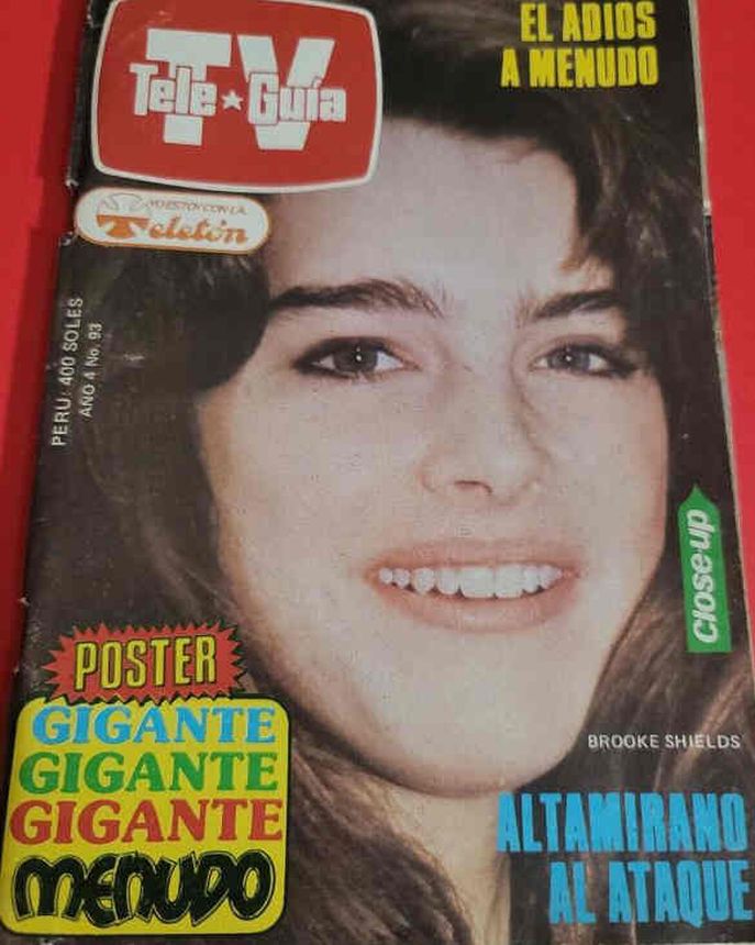 TV TELE GUIA (PERU) magazine side cover Issue 93   