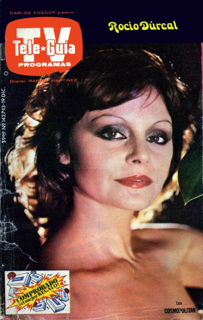 TV TELE GUIA (MX) magazine side cover Issue 1427 13 December 1979