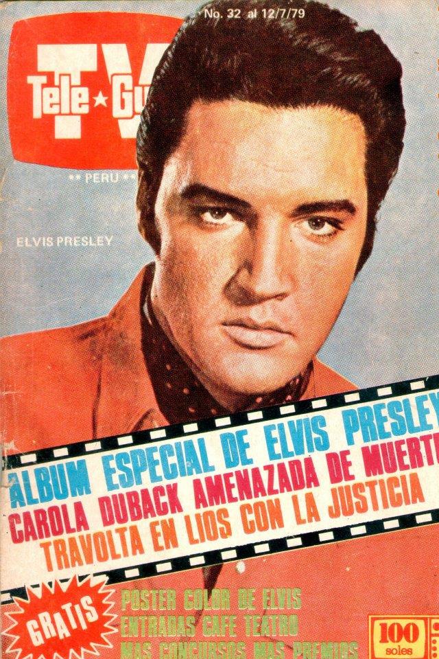 TV TELE GUIA (PERU) magazine side cover Issue 32  June 1979