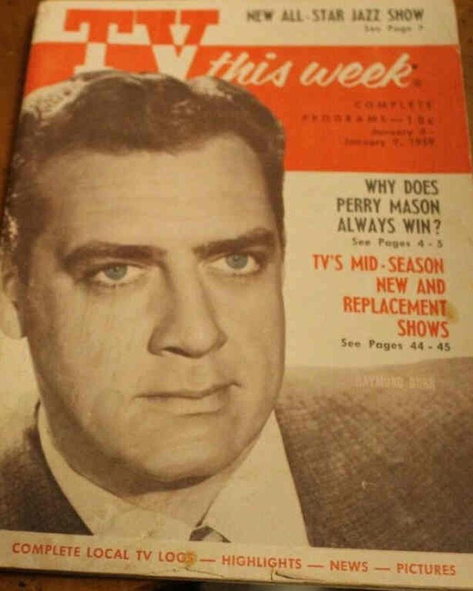 TV THIS WEEK magazine side cover 3 January 1959