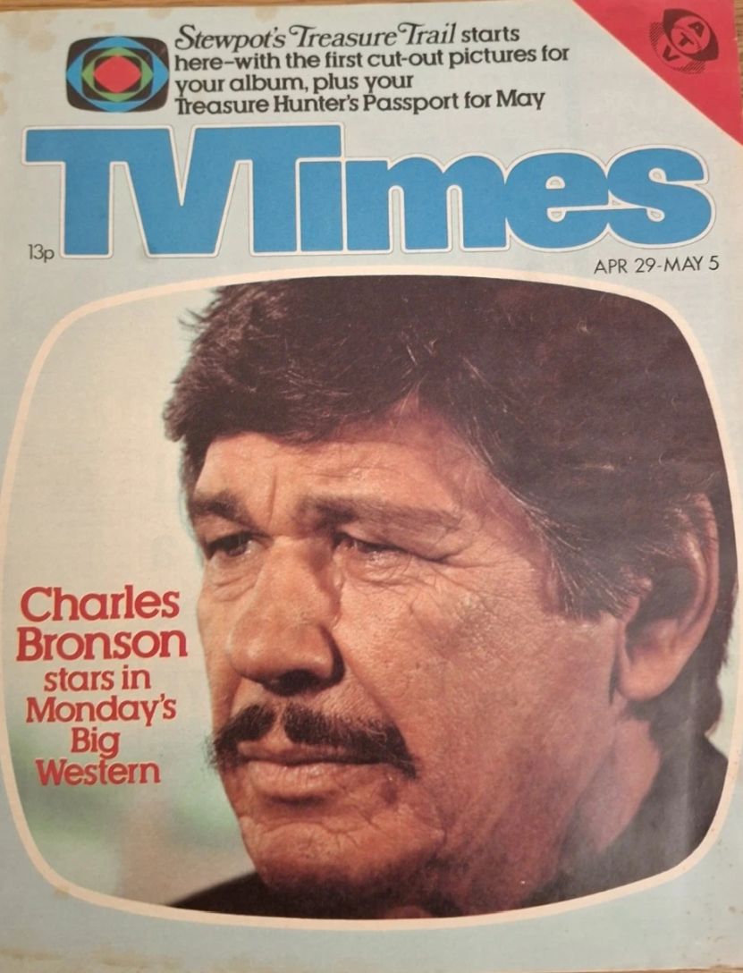 TV TIMES magazine side cover 29 April 1978