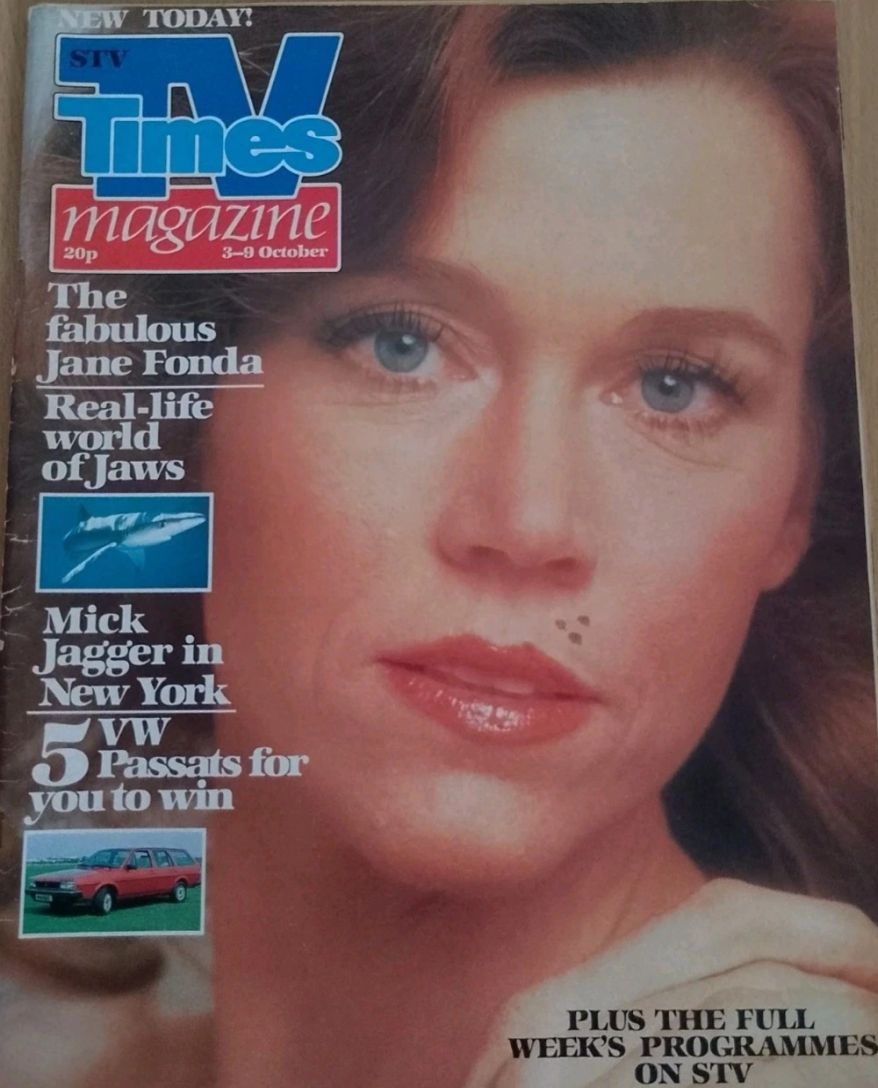 TV TIMES magazine side cover 3 October 1981