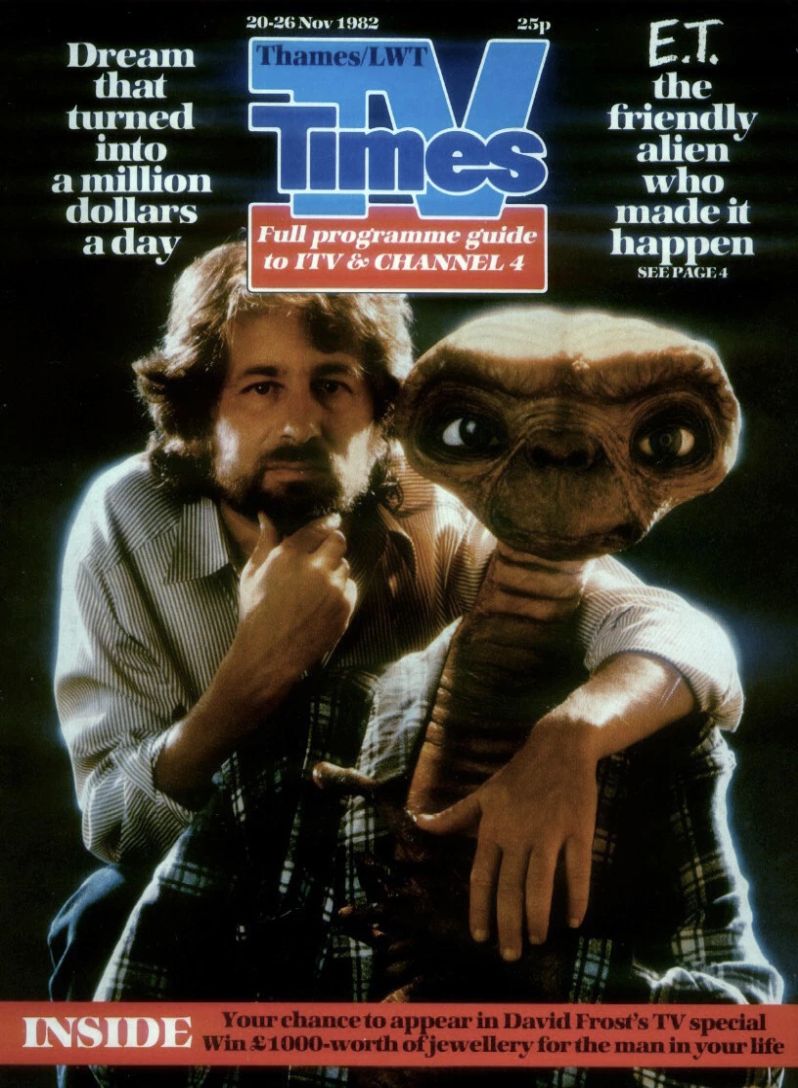 TV TIMES magazine side cover 20 November 1982