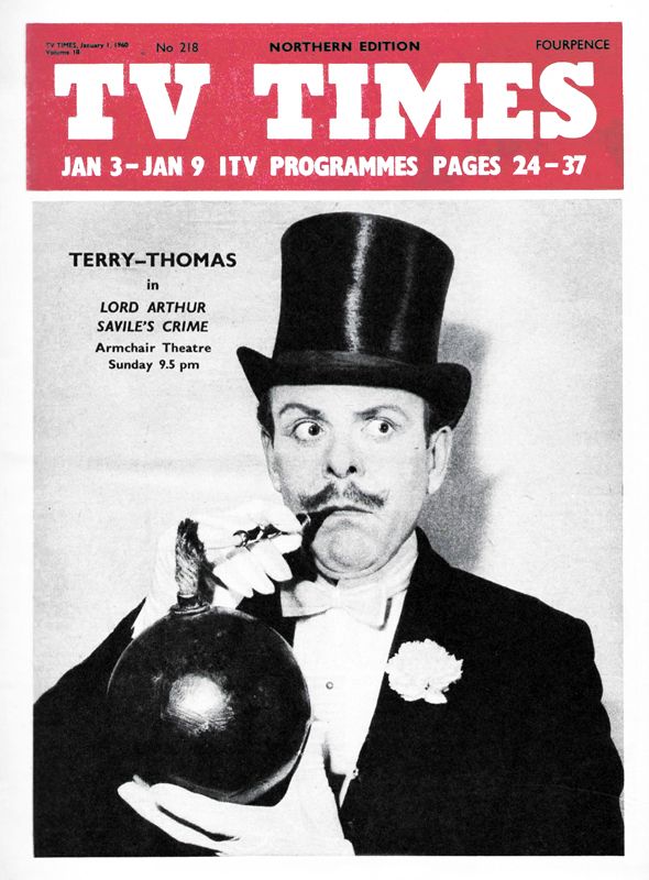 TV TIMES magazine side cover Issue 218 1 January 1960