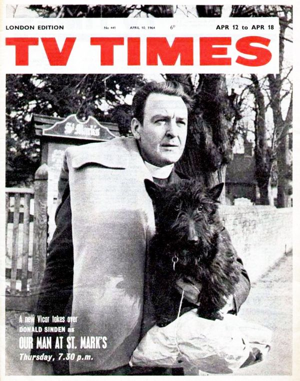 TV TIMES magazine side cover 10 April 1964