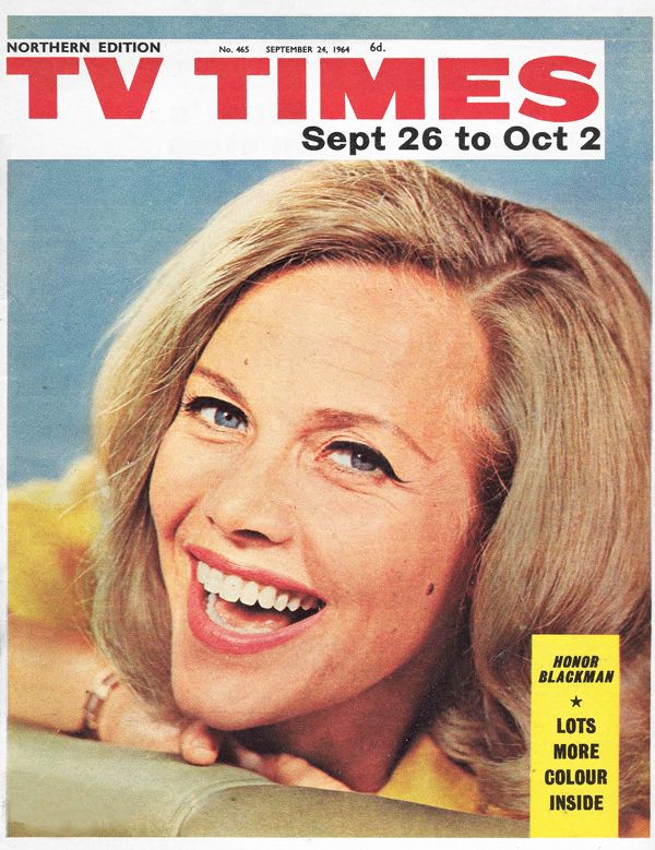 TV TIMES magazine side cover Issue 445 24 September 1964