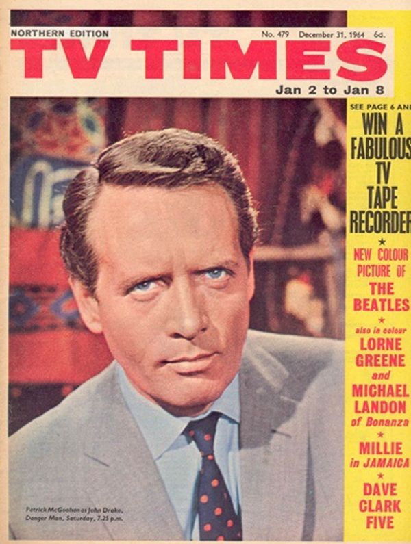 TV TIMES magazine side cover Issue 479 31 December 1964