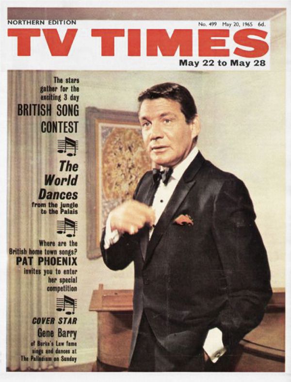 TV TIMES magazine side cover 21 May 1965