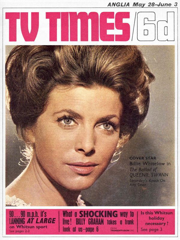 TV TIMES magazine side cover 28 May 1966