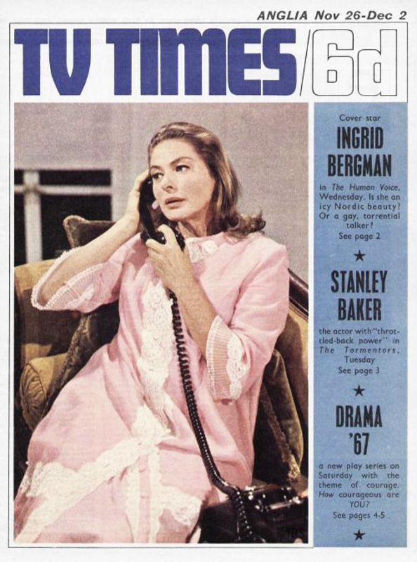 TV TIMES magazine side cover 26 November 1966