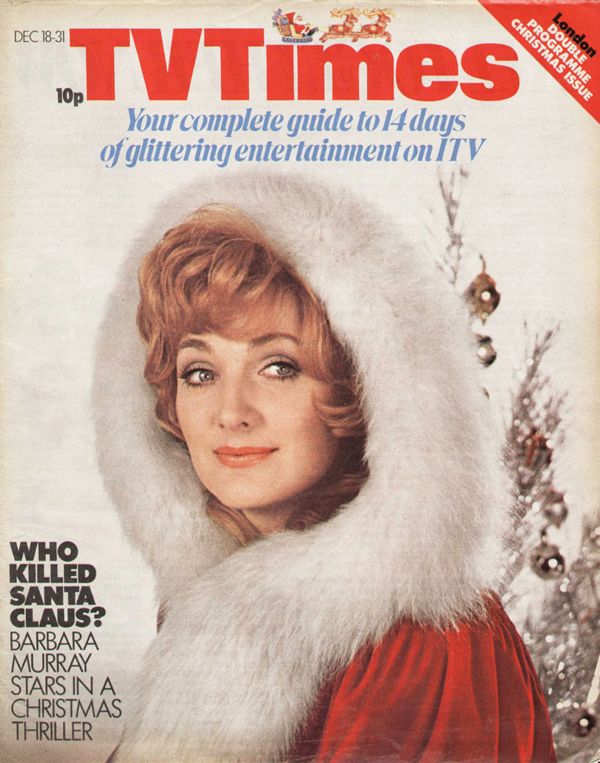 TV TIMES magazine side cover 18 December 1971