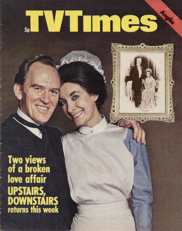 TV TIMES magazine side cover 22 January 1972