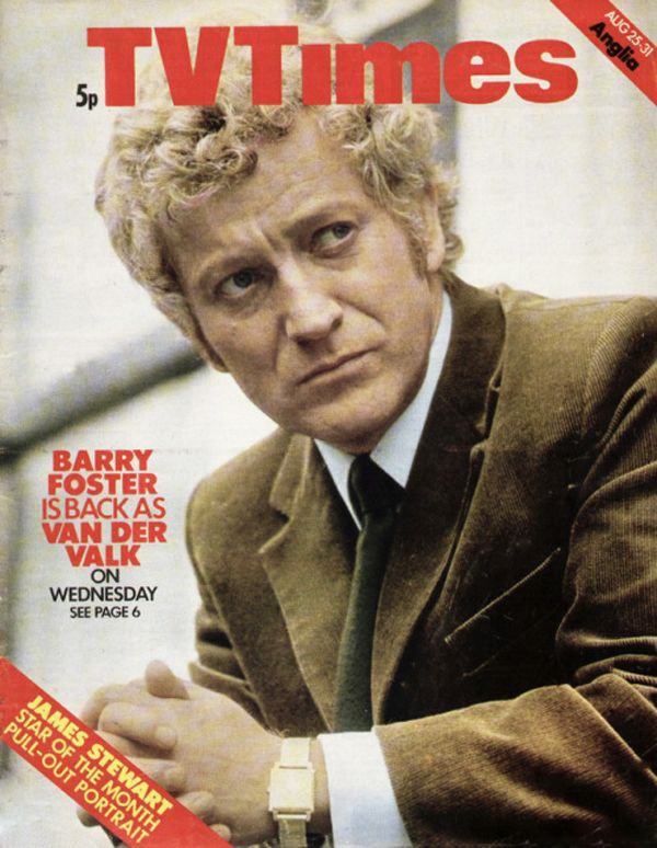 TV TIMES magazine side cover 25 August 1973
