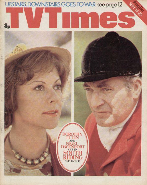 TV TIMES magazine side cover 14 September 1974
