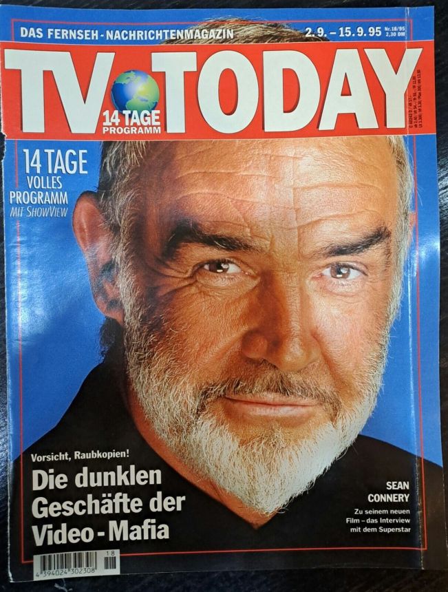 TV TODAY magazine side cover 2 September 1996